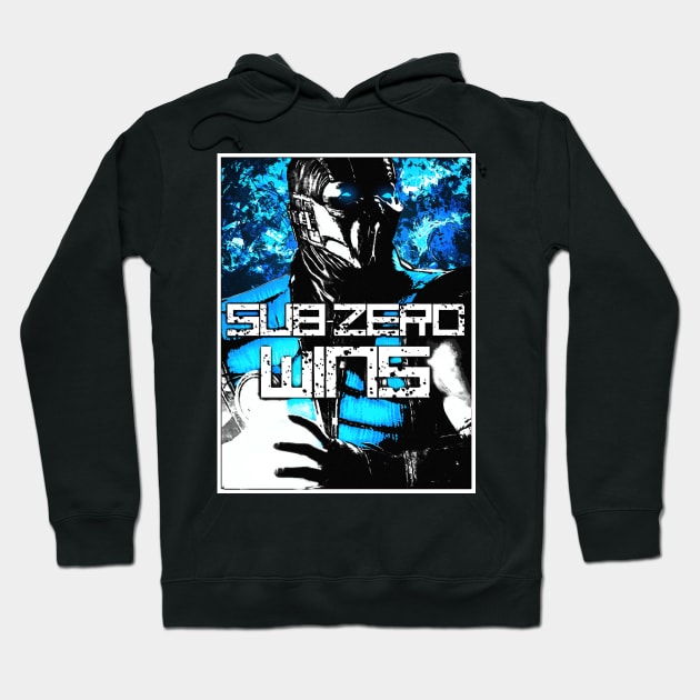 sub-zero wins flawless victory fatality Hoodie by syanart